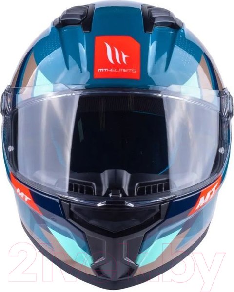 Изображение товара Мотошлем MT Helmets Stinger 2 Register (M, глянцевый зеленый)