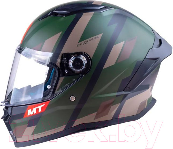 Изображение товара Мотошлем MT Helmets Stinger 2 Register (S, матовый зеленый)