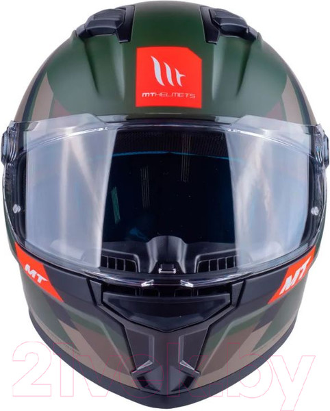 Изображение товара Мотошлем MT Helmets Stinger 2 Register (S, матовый зеленый)