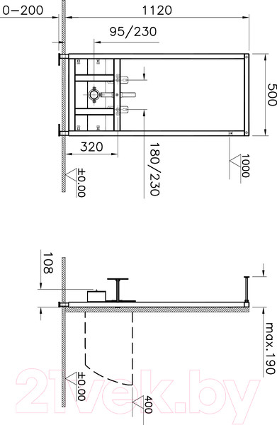 Изображение товара Инсталляция для биде VitrA 880-5800