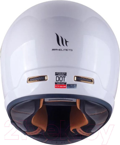 Изображение товара Мотошлем MT Helmets Jarama Solid (XL, белый перламутр)