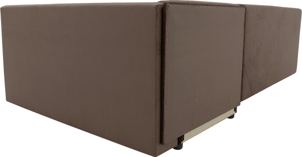 Изображение товара Диван угловой Аквилон Мартин (бинго шоколад/сноу аква/ультра минт)