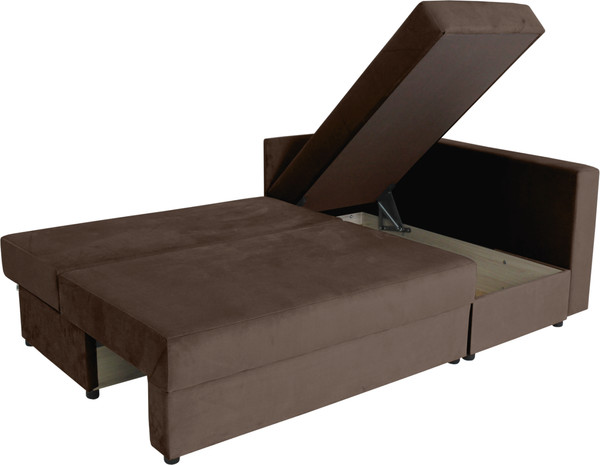 Изображение товара Диван угловой Аквилон Мартин (бинго шоколад/сноу аква/ультра минт)