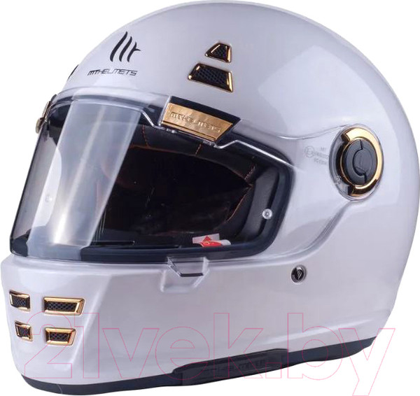 Изображение товара Мотошлем MT Helmets Jarama Solid (XS, белый перламутр)