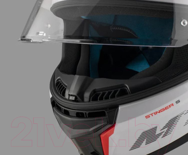 Изображение товара Мотошлем MT Helmets Stinger 2 Solid (L, белый перламутр)