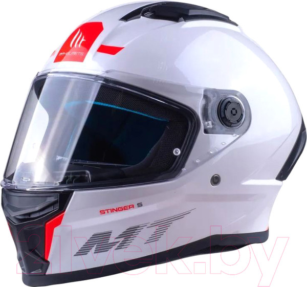 Изображение товара Мотошлем MT Helmets Stinger 2 Solid (S, белый перламутр)