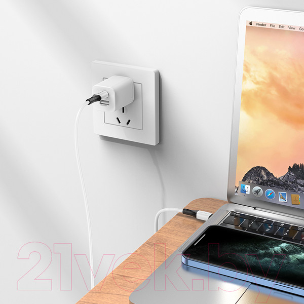 Изображение товара Кабель Borofone BX79 Type-C-Type-C (белый)