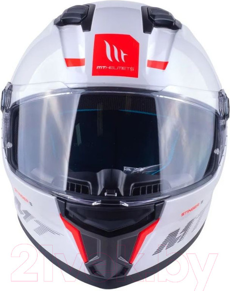 Изображение товара Мотошлем MT Helmets Stinger 2 Solid (XS, глянцевый белый)