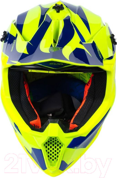 Изображение товара Мотошлем MT Helmets Falcon Crush B7 (L, глянцевый синий)