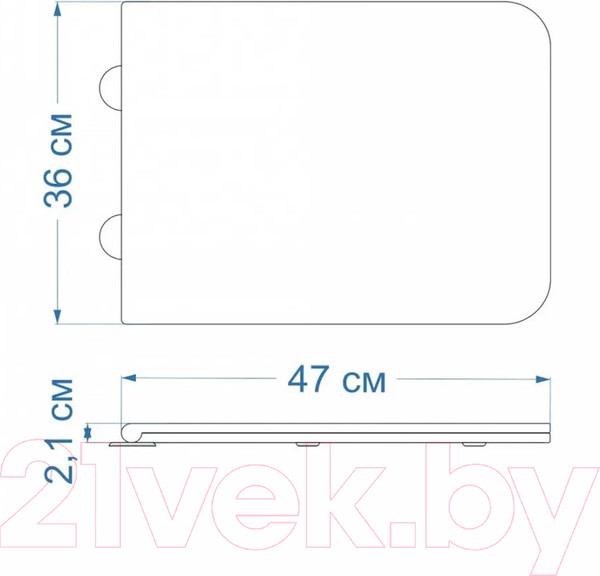 Изображение товара Сиденье для унитаза Teymi S40302