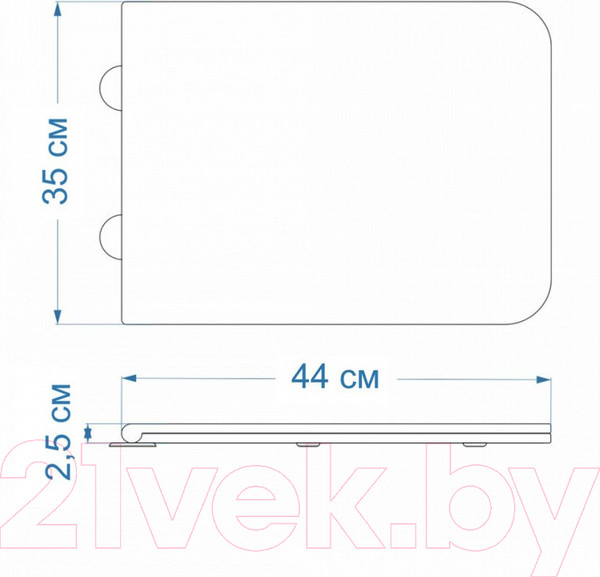 Изображение товара Сиденье для унитаза Teymi S40308