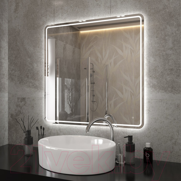 Изображение товара Зеркало Teymi Solli Pro 80x80 / T20255 (подсветка, сенсор)