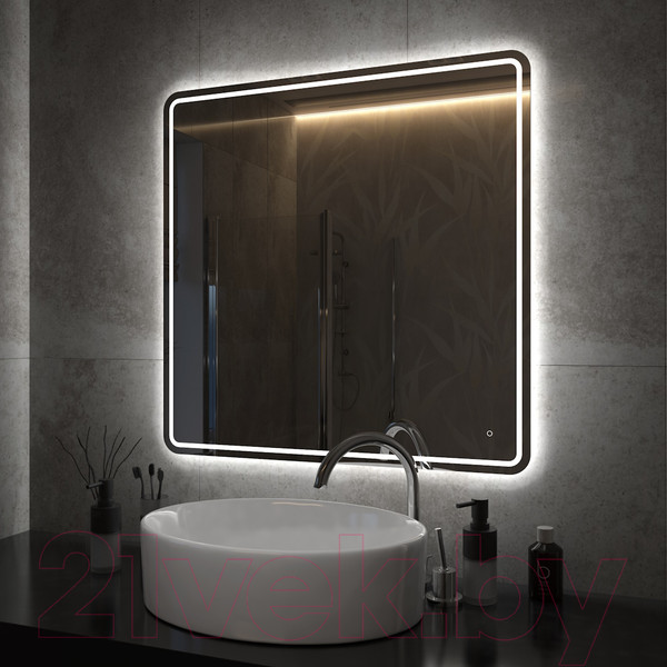 Изображение товара Зеркало Teymi Solli Pro 80x80 / T20255 (подсветка, сенсор)