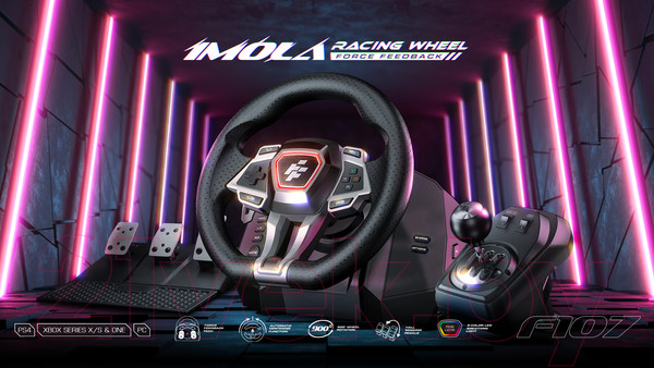 Изображение товара Игровой руль FlashFire Imola Force Feedback Racing Wheel F107