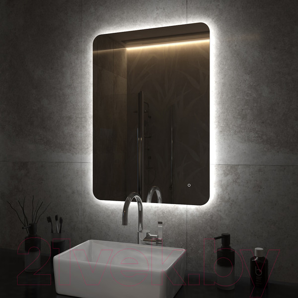 Изображение товара Зеркало Teymi Solli Oreol Pro 50x70 / T20257 (подсветка, сенсор)