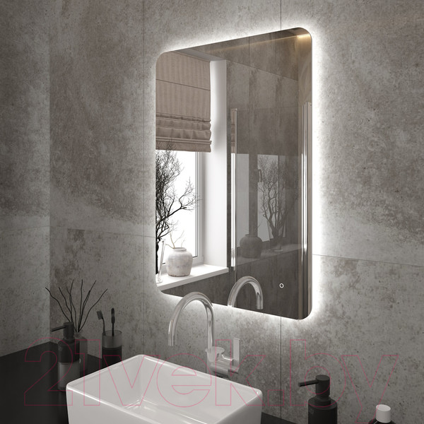 Изображение товара Зеркало Teymi Solli Oreol Pro 50x70 / T20257 (подсветка, сенсор)