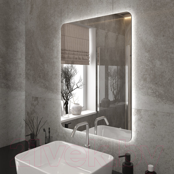 Изображение товара Зеркало Teymi Solli Oreol Pro 60x80 / T20259 (подсветка, сенсор)