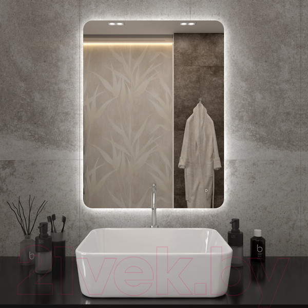 Изображение товара Зеркало Teymi Solli Oreol Pro 60x80 / T20259 (подсветка, сенсор)