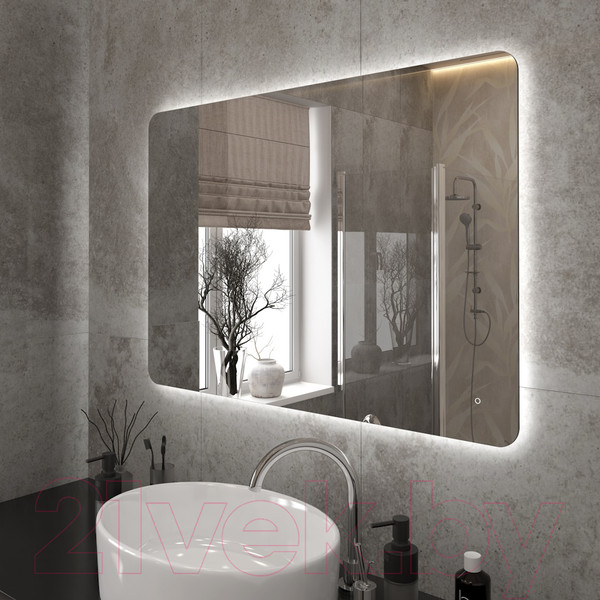 Изображение товара Зеркало Teymi Solli Oreol Pro 100x70 / T20261 (подсветка, сенсор)