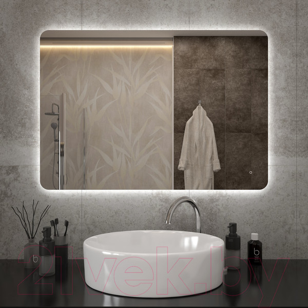 Изображение товара Зеркало Teymi Solli Oreol Pro 100x70 / T20261 (подсветка, сенсор)