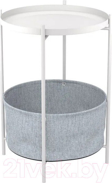 Изображение товара Журнальный столик Lavaris Берген (рогожка 82/82/белый муар)