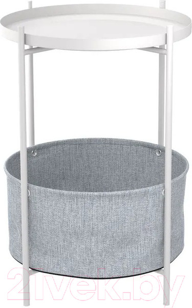 Изображение товара Журнальный столик Lavaris Берген (рогожка 82/82/белый муар)