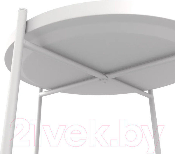 Изображение товара Журнальный столик Lavaris Берген (рогожка 82/82/белый муар)