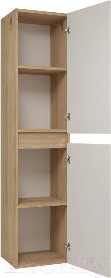 Изображение товара Шкаф-пенал для ванной Teymi Ritta / T60522 (дуб эврика/белый матовый)