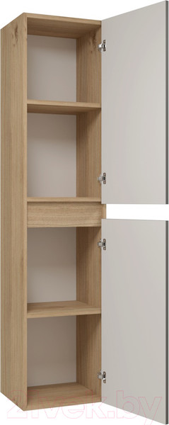 Изображение товара Шкаф-пенал для ванной Teymi Ritta / T60526 (дуб эврика/графит матовый)