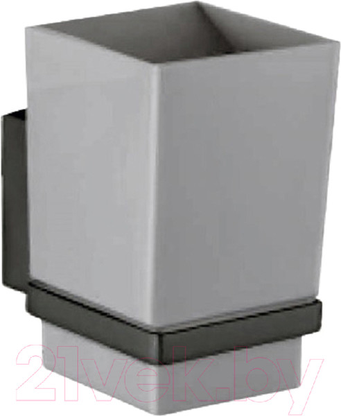 Изображение товара Стакан для зубной щетки и пасты Wisent WP2606 (брезентово-серый)