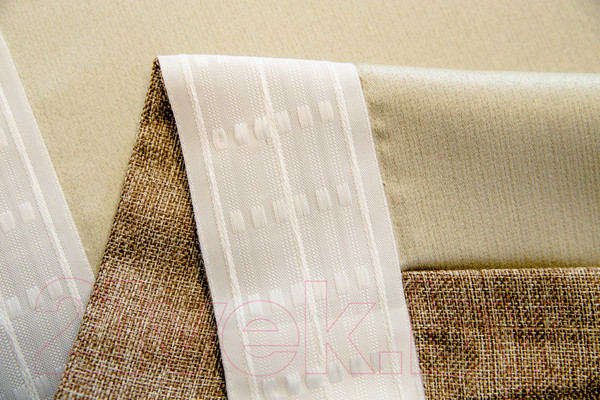 Изображение товара Комплект штор Decoretto Рогожка РП-K9 (188x260, песочный)