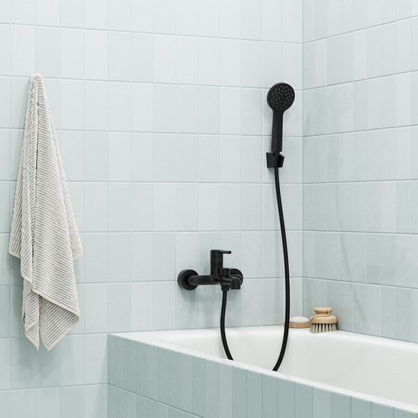 Изображение товара Душевой гарнитур IDDIS Buena BUE1FB0i16 (черный матовый)