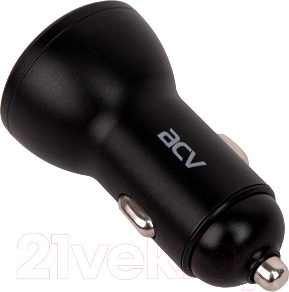 Изображение товара Адаптер питания автомобильный ACV RM37-2023V (черный, с вольтметром)
