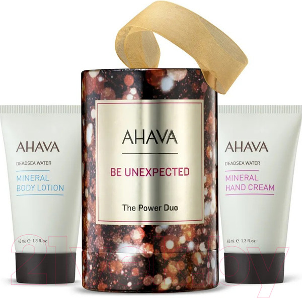Изображение товара Набор косметики для тела Ahava The Power Duo Крем д/тела 40мл+Крем д/рук 40мл