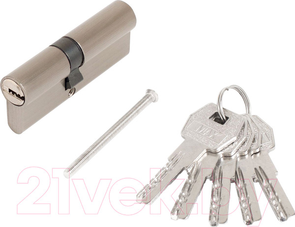 Изображение товара Цилиндровый механизм замка Стандарт Max 80 (35х45) SN перф. ключ/вертушка 5 ключей