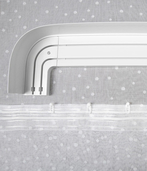 Изображение товара Гардина LEGRAND Спот 300x260 / 58128755 с утяжелителем (белый)