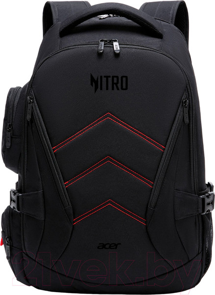 Изображение товара Рюкзак Acer Nitro OBG313 / ZL.BAGEE.00G (черный/красный)