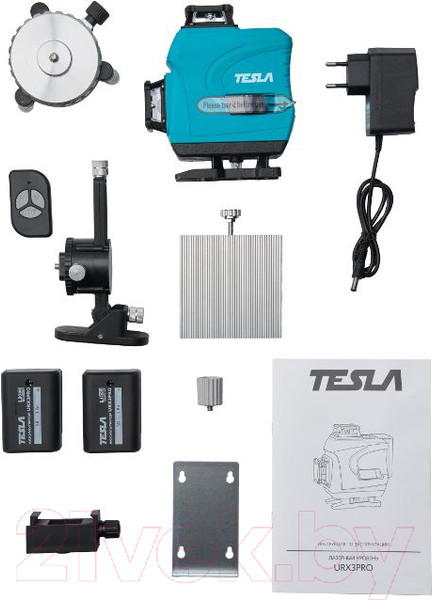 Изображение товара Лазерный нивелир Tesla URХ3PRO (зеленый луч)
