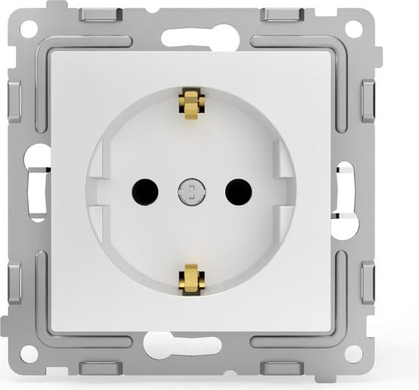 Изображение товара Розетка Tokov Electric Pixel TKE-PX-R1ZSF-C01 (белый)