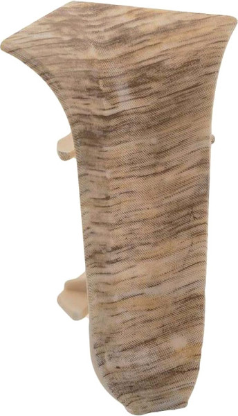 Изображение товара Уголок для плинтуса Wimar 825 внутренний 58мм (2шт, дуб пальмира, блистер)