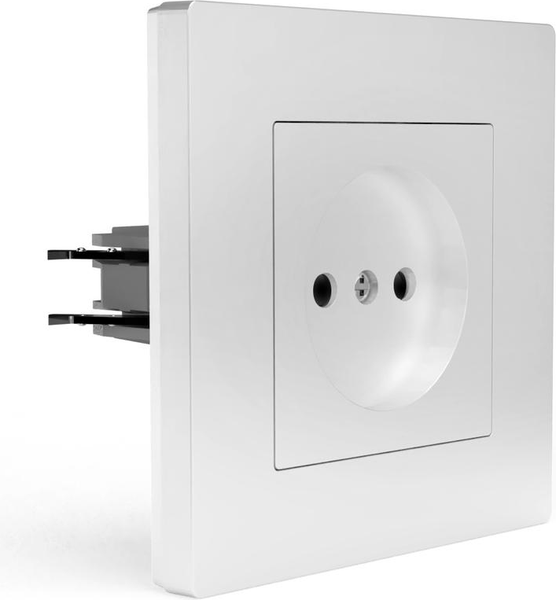 Изображение товара Розетка Tokov Electric Pixel TKE-PX-R1F-C01 (белый)