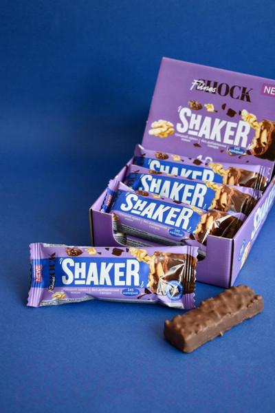 Изображение товара Набор протеиновых батончиков FitnesShock Bar Грецкий орех (12x35г)
