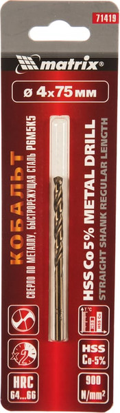 Изображение товара Сверло Matrix 71419