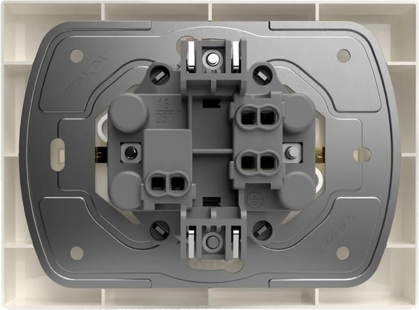 Изображение товара Розетка Tokov Electric TKE-PX-R2FZSF-C02 (бежевый)