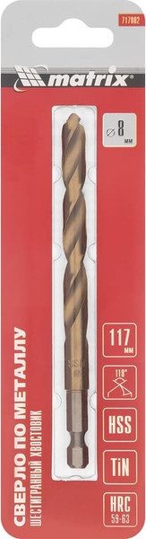 Изображение товара Сверло Matrix 717802