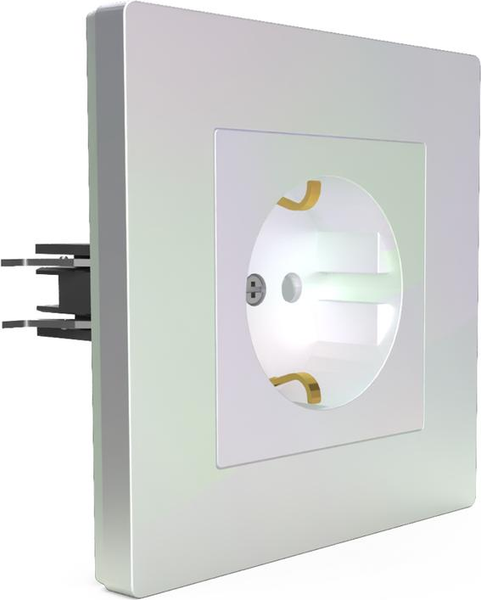 Изображение товара Розетка Tokov Electric Pixel TKE-PX-R1FZSF-C04 (перламутровый)