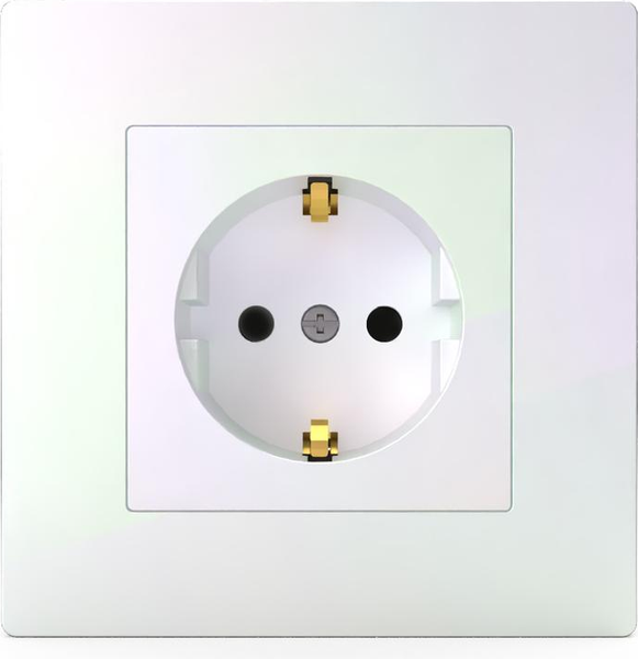 Изображение товара Розетка Tokov Electric Pixel TKE-PX-R1FZSF-C04 (перламутровый)