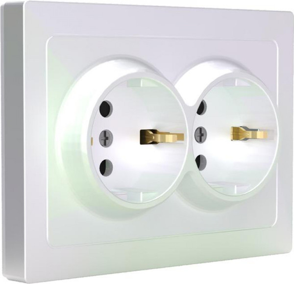 Изображение товара Розетка Tokov Electric Pixel TKE-PX-R2FZSF-C04 (перламутровый)