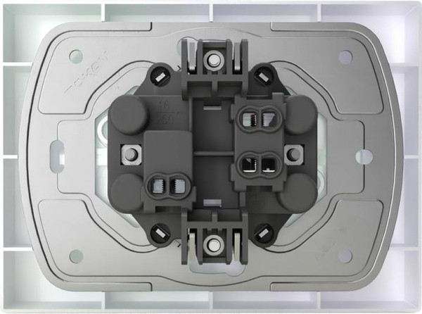 Изображение товара Розетка Tokov Electric Pixel TKE-PX-R2FZSF-C04 (перламутровый)