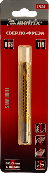 Изображение товара Сверло Matrix 72826